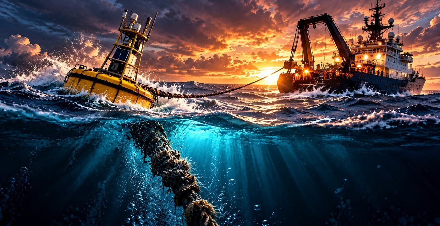 A Research Buoy’s Rope Had Been Cut 3,000 Meters Down