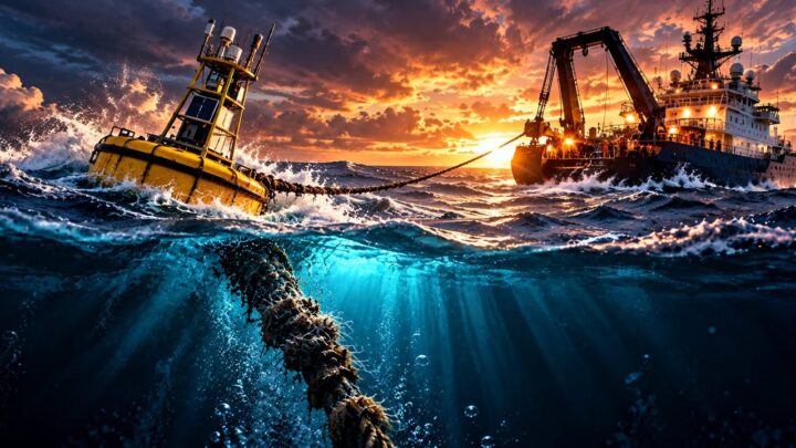 A Research Buoy’s Rope Had Been Cut 3,000 Meters Down