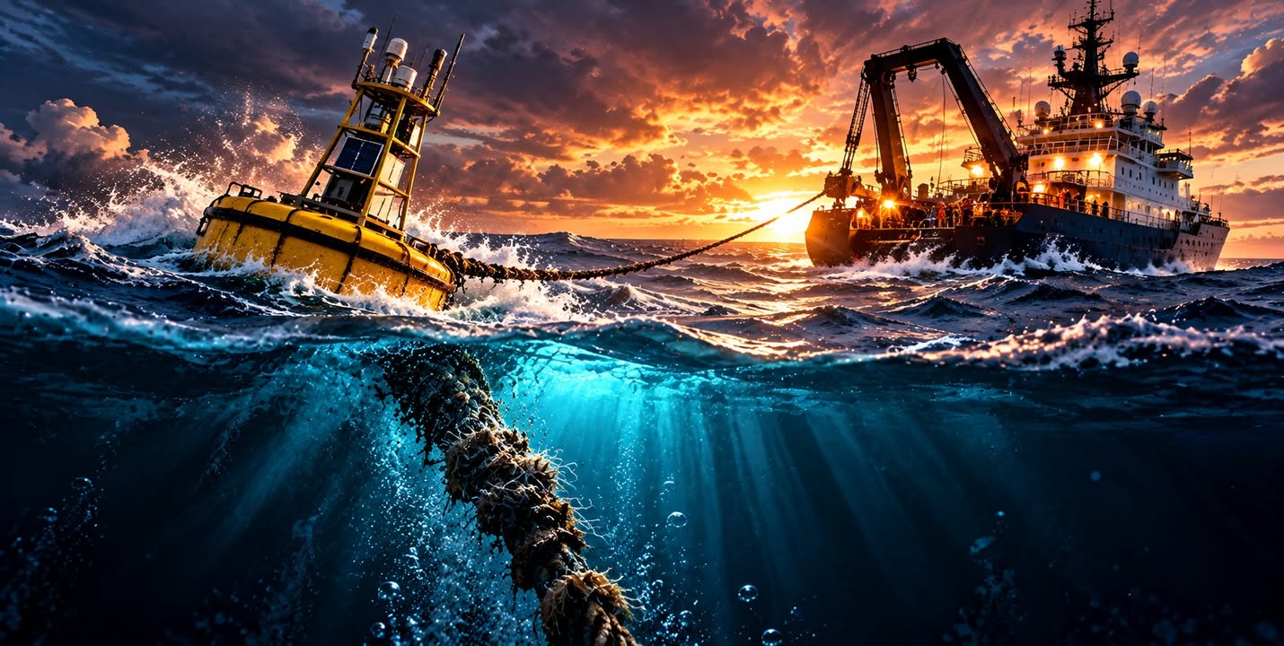 A Research Buoy Broke Free in the Gulf Stream. Its Rope Had Been Cut 3,000 Meters Down.
