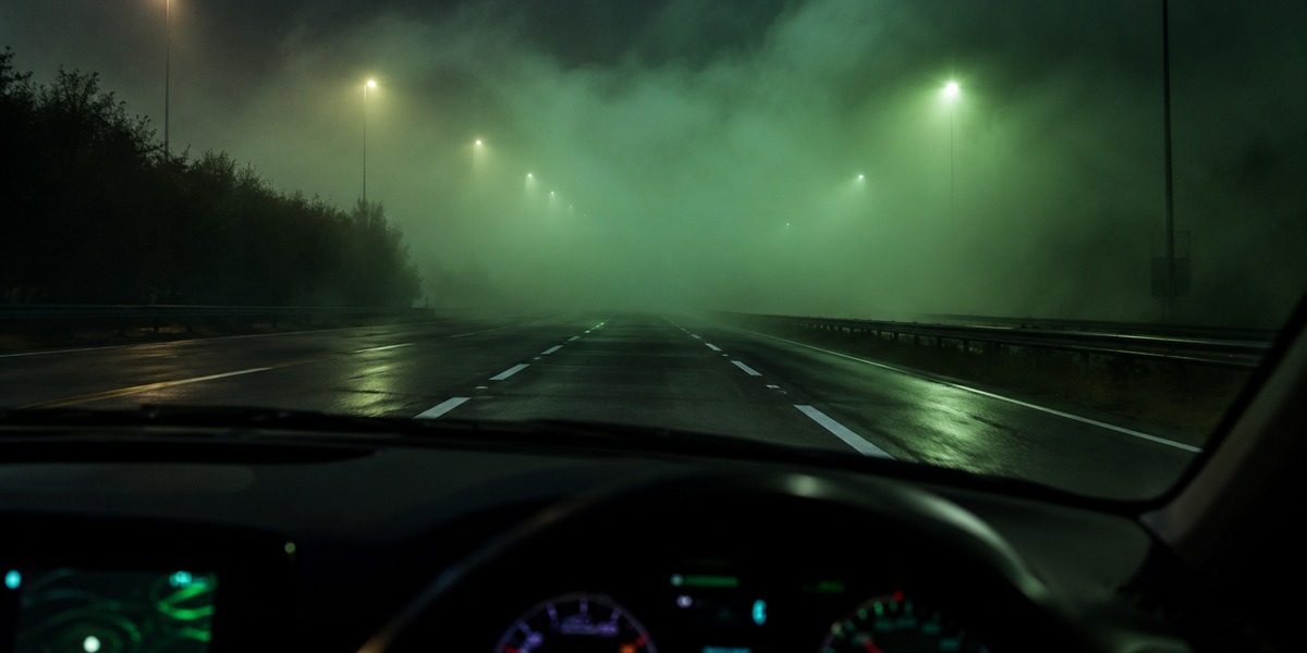 He Drove Into Green Fog on the M6. Thirty-Seven Minutes Vanished