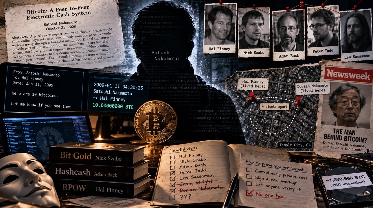 Someone Invented Bitcoin, Sent 10 Coins to Hal Finney, and Disappeared