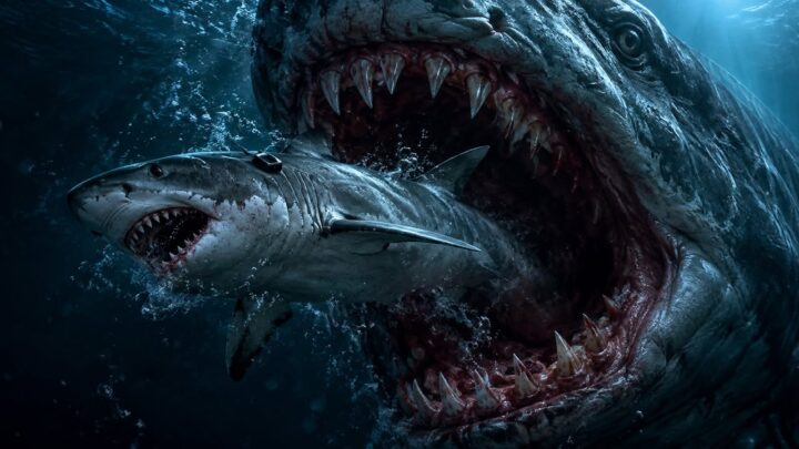 Something Ate a Great White Shark at 1,900 Feet