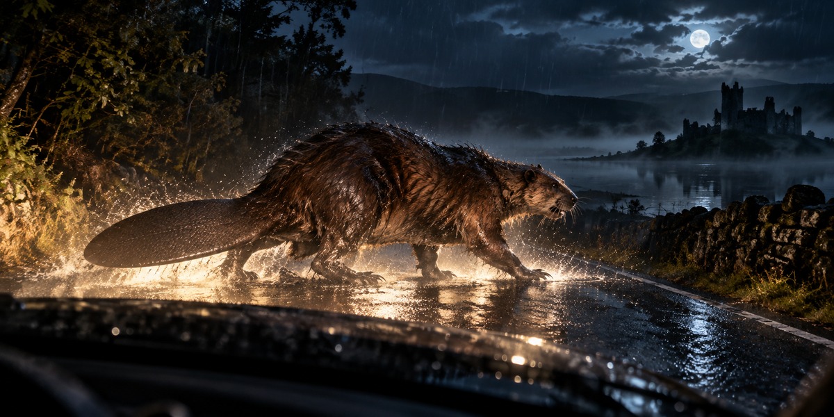 Something Ran in Front of His Car. He Found It in an Ancient Legend